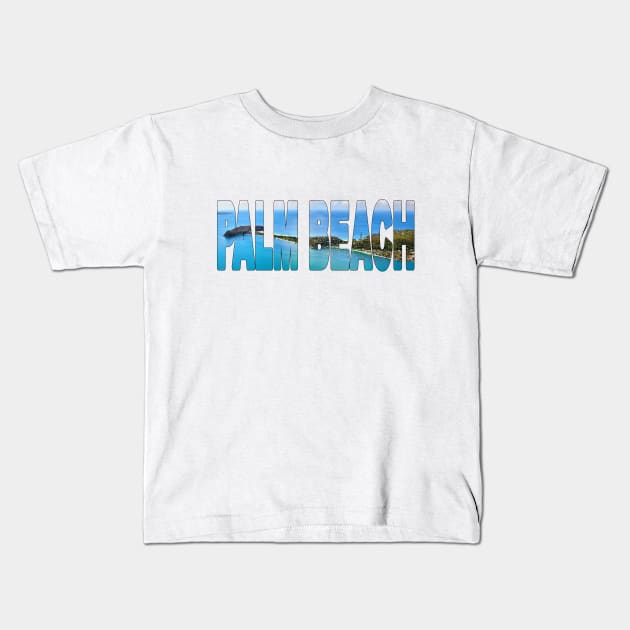 PALM BEACH - Northern Beaches Sydney Australia Aerial Kids T-Shirt by TouristMerch